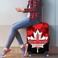 Canada Day Luggage Cover 2024 Canadian Maple Leaf Pattern - Wonder Print Shop