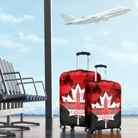 Canada Day Luggage Cover 2024 Canadian Maple Leaf Pattern - Wonder Print Shop