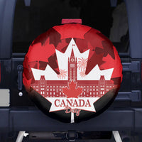 Canada Day Spare Tire Cover 2024 Canadian Maple Leaf Pattern - Wonder Print Shop