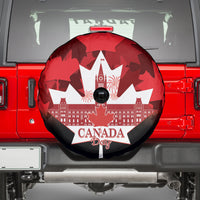 Canada Day Spare Tire Cover 2024 Canadian Maple Leaf Pattern - Wonder Print Shop