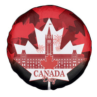 Canada Day Spare Tire Cover 2024 Canadian Maple Leaf Pattern - Wonder Print Shop
