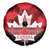 Canada Day Spare Tire Cover 2024 Canadian Maple Leaf Pattern - Wonder Print Shop