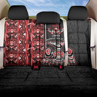 Canada Indigenous Peoples' Day Back Car Seat Cover Canadian Raven Haida Pattern