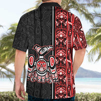Canada Indigenous Peoples' Day Hawaiian Shirt Canadian Raven Haida Pattern