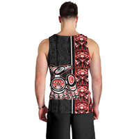 Canada Indigenous Peoples' Day Men Tank Top Canadian Raven Haida Pattern