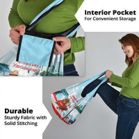 Canada Day Grocery Bag Cute Beaver With Flag