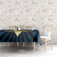 Quebec Canada Province Tablecloth Fleur De Lis Coat Of Arms