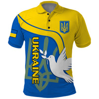 Ukraine Polo Shirt Slava Ukraini Sporty Version - Wonder Print Shop
