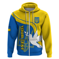 Personalised Ukraine Hoodie Slava Ukraini Sporty Version - Wonder Print Shop
