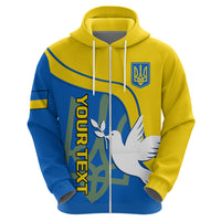 Personalised Ukraine Hoodie Slava Ukraini Sporty Version - Wonder Print Shop