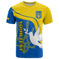 Personalised Ukraine T Shirt Slava Ukraini Sporty Version - Wonder Print Shop