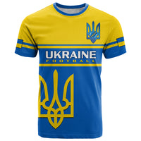 Personalised Ukraine Football T Shirt Come On Ukraina - Wonder Print Shop