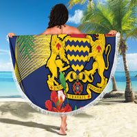 Chad Independence Day Beach Blanket Happy 64 Years Of Independence - Wonder Print Shop
