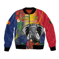 Chad Independence Day Bomber Jacket Happy 64 Years Of Independence - Wonder Print Shop