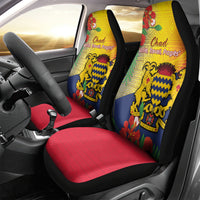 Chad Independence Day Car Seat Cover Happy 64 Years Of Independence - Wonder Print Shop