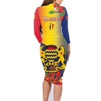 Chad Independence Day Family Matching Long Sleeve Bodycon Dress and Hawaiian Shirt Happy 64 Years Of Independence - Wonder Print Shop