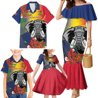 Chad Independence Day Family Matching Mermaid Dress and Hawaiian Shirt Happy 64 Years Of Independence - Wonder Print Shop