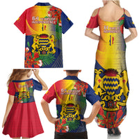 Chad Independence Day Family Matching Summer Maxi Dress and Hawaiian Shirt Happy 64 Years Of Independence - Wonder Print Shop