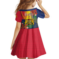Chad Independence Day Kid Short Sleeve Dress Happy 64 Years Of Independence - Wonder Print Shop