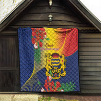 Chad Independence Day Quilt Happy 64 Years Of Independence - Wonder Print Shop