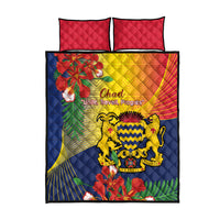 Chad Independence Day Quilt Bed Set Happy 64 Years Of Independence - Wonder Print Shop