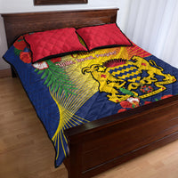 Chad Independence Day Quilt Bed Set Happy 64 Years Of Independence - Wonder Print Shop