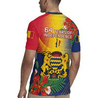Chad Independence Day Rugby Jersey Happy 64 Years Of Independence - Wonder Print Shop
