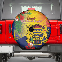 Chad Independence Day Spare Tire Cover Happy 64 Years Of Independence - Wonder Print Shop