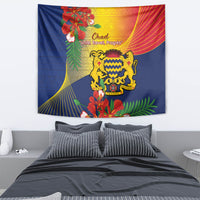 Chad Independence Day Tapestry Happy 64 Years Of Independence - Wonder Print Shop