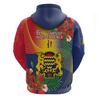 Chad Independence Day Zip Hoodie Happy 64 Years Of Independence - Wonder Print Shop