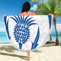 Scotland Rugby 2025 Custom Beach Blanket Come On Thistle