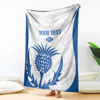 Scotland Rugby 2025 Custom Blanket Come On Thistle