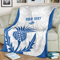 Scotland Rugby 2025 Custom Blanket Come On Thistle