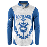 Scotland Rugby 2025 Custom Button Sweatshirt Come On Thistle