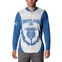 Scotland Rugby 2025 Custom Button Sweatshirt Come On Thistle