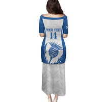 Scotland Rugby 2025 Custom Family Matching Puletasi and Hawaiian Shirt Come On Thistle