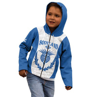 Scotland Rugby 2025 Custom Kid Hoodie Come On Thistle