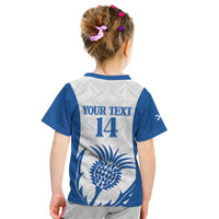 Scotland Rugby 2025 Custom Kid T Shirt Come On Thistle