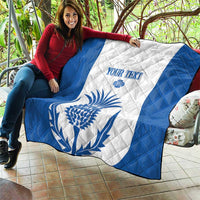 Scotland Rugby 2025 Custom Quilt Come On Thistle