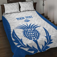 Scotland Rugby 2025 Custom Quilt Bed Set Come On Thistle