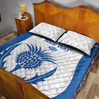 Scotland Rugby 2025 Custom Quilt Bed Set Come On Thistle