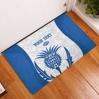 Scotland Rugby 2025 Custom Rubber Doormat Come On Thistle