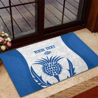 Scotland Rugby 2025 Custom Rubber Doormat Come On Thistle