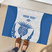 Scotland Rugby 2025 Custom Rubber Doormat Come On Thistle