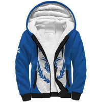 Scotland Rugby 2025 Custom Sherpa Hoodie Come On Thistle