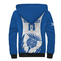 Scotland Rugby 2025 Custom Sherpa Hoodie Come On Thistle