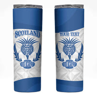 Scotland Rugby 2025 Custom Skinny Tumbler Come On Thistle