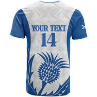 Scotland Rugby 2025 Custom T Shirt Come On Thistle