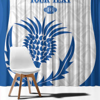 Scotland Rugby 2025 Custom Window Curtain Come On Thistle