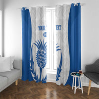 Scotland Rugby 2025 Custom Window Curtain Come On Thistle